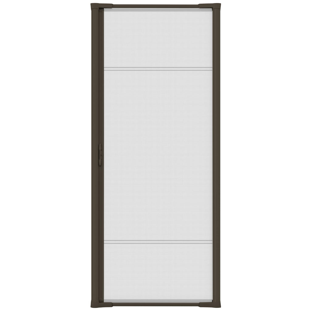 Retractable Screen Doors for Single Door, Standard Width Height | Width (32 in to 36 in) x Height 80 in, Roll Away Retractable Screen