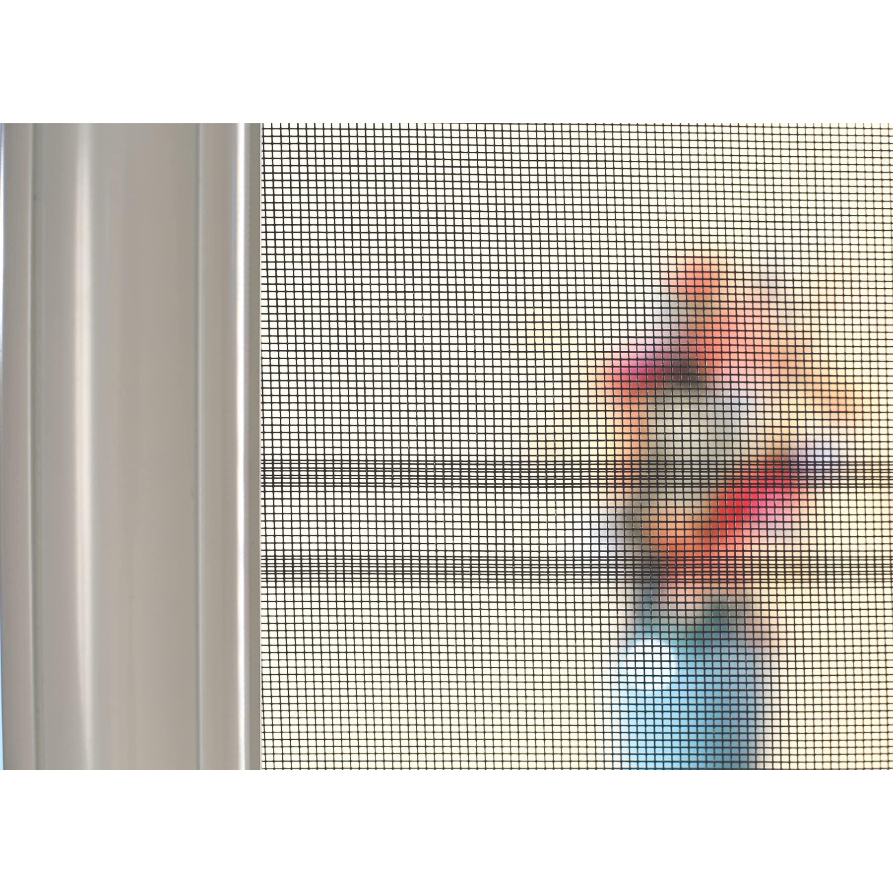 Retractable Screen Doors for Single Door, Standard Width Height | Width (32 in to 36 in) x Height 80 in, Roll Away Retractable Screen
