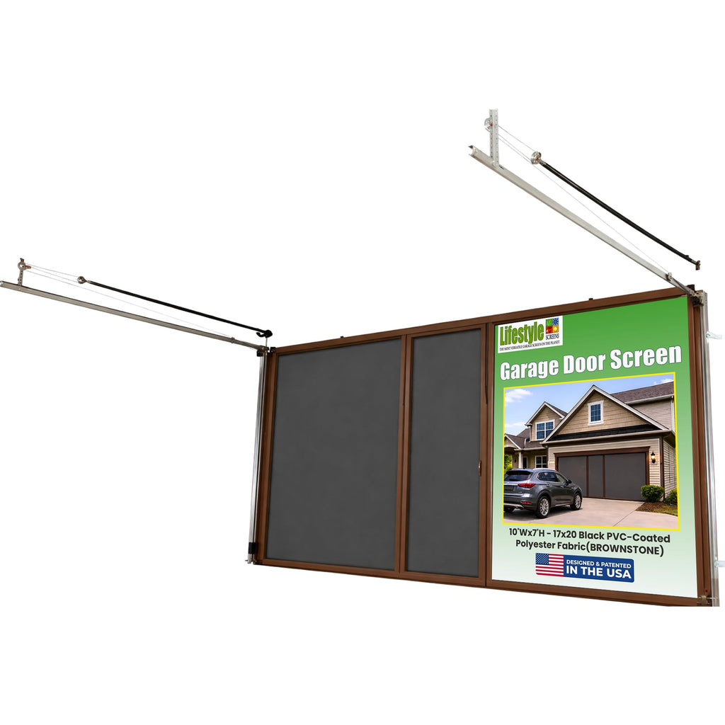 Garage Screen - Retractable Mesh Door