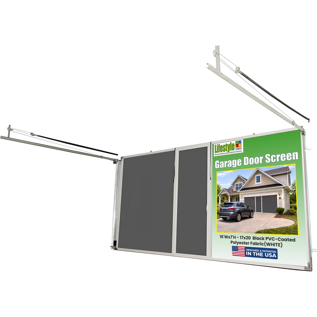 Garage Screen - Retractable Mesh Door